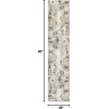 image:imageNourison Home Serenity Home Ivory Grey 53 x 73 Area Rug  Easy Clean Non Shedding Bed Room Living Room Dining Room Kitchen 5 x 7Ivory Grey