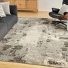 image:imageNourison Home Serenity Home Ivory Grey 53 x 73 Area Rug  Easy Clean Non Shedding Bed Room Living Room Dining Room Kitchen 5 x 7Ivory Grey