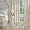 image:imageNourison Home Serenity Home Ivory Mocha 53 x 73 Area Rug  Easy Clean Non Shedding Bed Room Living Room Dining Room Kitchen 5 x 7Ivory Mocha