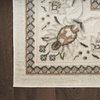 image:imageNourison Home Serenity Home Ivory Mocha 53 x 73 Area Rug  Easy Clean Non Shedding Bed Room Living Room Dining Room Kitchen 5 x 7Ivory Mocha