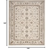 image:imageNourison Home Serenity Home Ivory Mocha 53 x 73 Area Rug  Easy Clean Non Shedding Bed Room Living Room Dining Room Kitchen 5 x 7Ivory Mocha