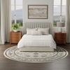 image:imageNourison Home Serenity Home Ivory Mocha 53 x 73 Area Rug  Easy Clean Non Shedding Bed Room Living Room Dining Room Kitchen 5 x 7Ivory Mocha