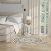 image:imageNourison Home Serenity Home Ivory Mocha 53 x 73 Area Rug  Easy Clean Non Shedding Bed Room Living Room Dining Room Kitchen 5 x 7Ivory Mocha