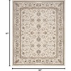 image:imageNourison Home Serenity Home Ivory Mocha 53 x 73 Area Rug  Easy Clean Non Shedding Bed Room Living Room Dining Room Kitchen 5 x 7Ivory Mocha