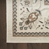 image:imageNourison Home Serenity Home Ivory Mocha 53 x 73 Area Rug  Easy Clean Non Shedding Bed Room Living Room Dining Room Kitchen 5 x 7Ivory Mocha
