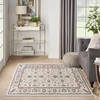 image:imageNourison Home Serenity Home Ivory Mocha 53 x 73 Area Rug  Easy Clean Non Shedding Bed Room Living Room Dining Room Kitchen 5 x 7Ivory Mocha