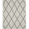image:imageNourison Home ShangriLa Lattice Shag IvoryLight Grey 8 x 10 Area Rug 8 x 10Ivory