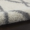 image:imageNourison Home ShangriLa Lattice Shag IvoryLight Grey 8 x 10 Area Rug 8 x 10Ivory