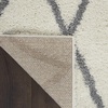 image:imageNourison Home ShangriLa Lattice Shag IvoryLight Grey 8 x 10 Area Rug 8 x 10Ivory