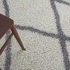 image:imageNourison Home ShangriLa Lattice Shag IvoryLight Grey 8 x 10 Area Rug 8 x 10Ivory