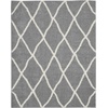 image:imageNourison Home ShangriLa Lattice Shag IvoryLight Grey 8 x 10 Area Rug 8 x 10IvoryLight Grey