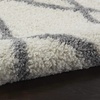 image:imageNourison Home ShangriLa Lattice Shag IvoryLight Grey 8 x 10 Area Rug 8 x 10IvoryLight Grey