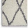 image:imageNourison Home ShangriLa Lattice Shag IvoryLight Grey 8 x 10 Area Rug 8 x 10IvoryLight Grey