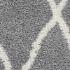 image:imageNourison Home ShangriLa Lattice Shag IvoryLight Grey 8 x 10 Area Rug 8 x 10IvoryLight Grey