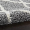 image:imageNourison Home ShangriLa Lattice Shag IvoryLight Grey 8 x 10 Area Rug 8 x 10IvoryLight Grey