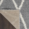 image:imageNourison Home ShangriLa Lattice Shag IvoryLight Grey 8 x 10 Area Rug 8 x 10IvoryLight Grey