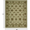 image:imageNourison Home Silk Pointe SKP1 Green Rectangle Area Rug 3Feet 10Inches by 5Feet 10Inches 310 x 510Green