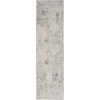 image:imageNourison Home Sleek Textures IvoryGrey 710 x 106 Area Rug  Easy Clean Non Shedding Bed Room Living Room Dining Room Kitchen 8 x 1122 x 76 Runner