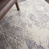 image:imageNourison Home Sleek Textures IvoryGrey 710 x 106 Area Rug  Easy Clean Non Shedding Bed Room Living Room Dining Room Kitchen 8 x 11311 x 511 Rectangular