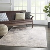image:imageNourison Home Sleek Textures IvoryGrey 710 x 106 Area Rug  Easy Clean Non Shedding Bed Room Living Room Dining Room Kitchen 8 x 1153 x 73 Rectangular