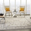 image:imageNourison Home Sleek Textures Traditional IvoryGrey 311 x 511 Area Rug Easy Clean Non Shedding Bed Room Living Room Dining Room Kitchen 4x6710 x 106 Rectangular