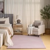 image:imageNourison Home Soft Plush Rabbit Fur Silver 5 x 7 Area Rug  Easy Cleaning Non Shedding Bed Room Living Room Dining Room Kitchen 5 x 7Lavender