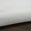 image:imageNourison Home Soft Plush Rabbit Fur Silver 5 x 7 Area Rug  Easy Cleaning Non Shedding Bed Room Living Room Dining Room Kitchen 5 x 7Silver