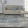image:imageNourison Home Solace 5 x 7 Area Rug 53x73 IvoryGreyBlueIvoryGreyBlue