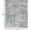 image:imageNourison Home Solace 5 x 7 Area Rug 53x73 IvoryGreyBlueIvoryGreyBlue