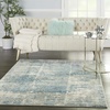 image:imageNourison Home Solace 5 x 7 Area Rug 53x73 IvoryGreyBlueIvoryGreyBlue