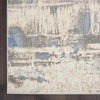 image:imageNourison Home Solace Ivory Grey Blue 8 x 10 Area Rug  Easy Clean Non Shedding Bed Room Living Room Dining Room Kitchen 8 x 1053 x 73 Rectangular