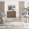 image:imageNourison Home Solace Ivory Grey Blue 8 x 10 Area Rug  Easy Clean Non Shedding Bed Room Living Room Dining Room Kitchen 8 x 108 x 10 Rectangular