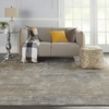image:imageNourison Home Solace Ivory Grey Blue 8 x 10 Area Rug  Easy Clean Non Shedding Bed Room Living Room Dining Room Kitchen 8 x 10GreyBeige