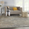 image:imageNourison Home Solace Ivory Grey Blue 8 x 10 Area Rug  Easy Clean Non Shedding Bed Room Living Room Dining Room Kitchen 8 x 10GreyBeige
