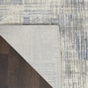 image:imageNourison Home Solace Ivory Grey Blue 8 x 10 Area Rug  Easy Clean Non Shedding Bed Room Living Room Dining Room Kitchen 8 x 10IvoryGreyBlue