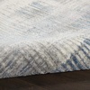 image:imageNourison Home Solace Ivory Grey Blue 8 x 10 Area Rug  Easy Clean Non Shedding Bed Room Living Room Dining Room Kitchen 8 x 10IvoryGreyBlue