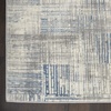 image:imageNourison Home Solace Ivory Grey Blue 8 x 10 Area Rug  Easy Clean Non Shedding Bed Room Living Room Dining Room Kitchen 8 x 10IvoryGreyBlue