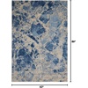 image:imageNourison Home Somerset Latte 2 x 29 Area Rug  Easy Clean Non Shedding Bed Room Living Room Dining Room Kitchen 2 x 3Blue