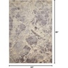 image:imageNourison Home Somerset Latte 2 x 29 Area Rug  Easy Clean Non Shedding Bed Room Living Room Dining Room Kitchen 2 x 3Grey
