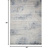 image:imageNourison Home Somerset Latte 2 x 29 Area Rug  Easy Clean Non Shedding Bed Room Living Room Dining Room Kitchen 2 x 3SilverBlue