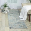 image:imageNourison Home Somerset Latte 2 x 29 Area Rug  Easy Clean Non Shedding Bed Room Living Room Dining Room Kitchen 2 x 3SilverBlue