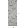 image:imageNourison Home Somerset Latte 2 x 29 Area Rug  Easy Clean Non Shedding Bed Room Living Room Dining Room Kitchen 2 x 3SilverBlue