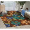 image:imageNourison Home South Beach IndoorOutdoor Sand 5 x 76 AreaRug Easy washing Non Shedding Bed Room Living Room Dining Room Backyard Deck Patio 5x8Chocolate