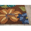 image:imageNourison Home South Beach IndoorOutdoor Sand 5 x 76 AreaRug Easy washing Non Shedding Bed Room Living Room Dining Room Backyard Deck Patio 5x8Chocolate