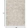 image:imageNourison Home Sparkle Grey Mocha 710 x 910 Area Rug  Easy Clean Non Shedding Bed Room Living Room Dining Room Kitchen 8 x 10Grey