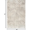 image:imageNourison Home Sparkle Grey Mocha 710 x 910 Area Rug  Easy Clean Non Shedding Bed Room Living Room Dining Room Kitchen 8 x 10Grey