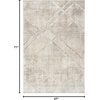image:imageNourison Home Sparkle Grey Mocha 710 x 910 Area Rug  Easy Clean Non Shedding Bed Room Living Room Dining Room Kitchen 8 x 10Grey