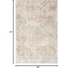 image:imageNourison Home Sparkle Grey Mocha 710 x 910 Area Rug  Easy Clean Non Shedding Bed Room Living Room Dining Room Kitchen 8 x 10Grey Mocha