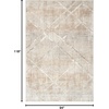 image:imageNourison Home Sparkle Grey Mocha 710 x 910 Area Rug  Easy Clean Non Shedding Bed Room Living Room Dining Room Kitchen 8 x 10Grey Mocha