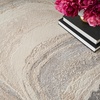 image:imageNourison Home Splash Cream Grey 9 x 12 Area Rug  Easy Clean Non Shedding Bed Room Living Room Dining Room Kitchen 9 x 12Cream Grey